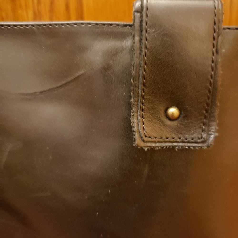 Women's Black Leather Boots - Picture 6 of 14